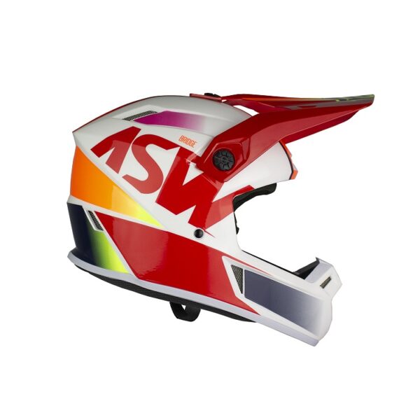 Capacete ASW Bridge Vermelho/Branco - Image 2