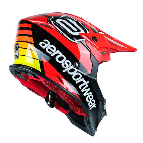 Capacete ASW Fusion 2.0 Relay Preto/Vermelho - Image 6