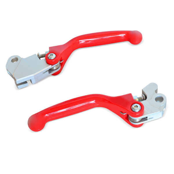 Manete Retrátil Biker GP-6 Tornado Xr200 Xre300 Falcon Vermelho