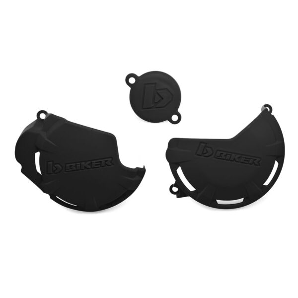 Protetor De Tampas Do Motor Crf250f Biker Preto