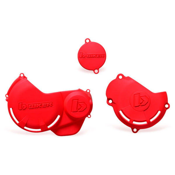 Protetor De Tampas Do Motor Crf230f Biker Vermelho